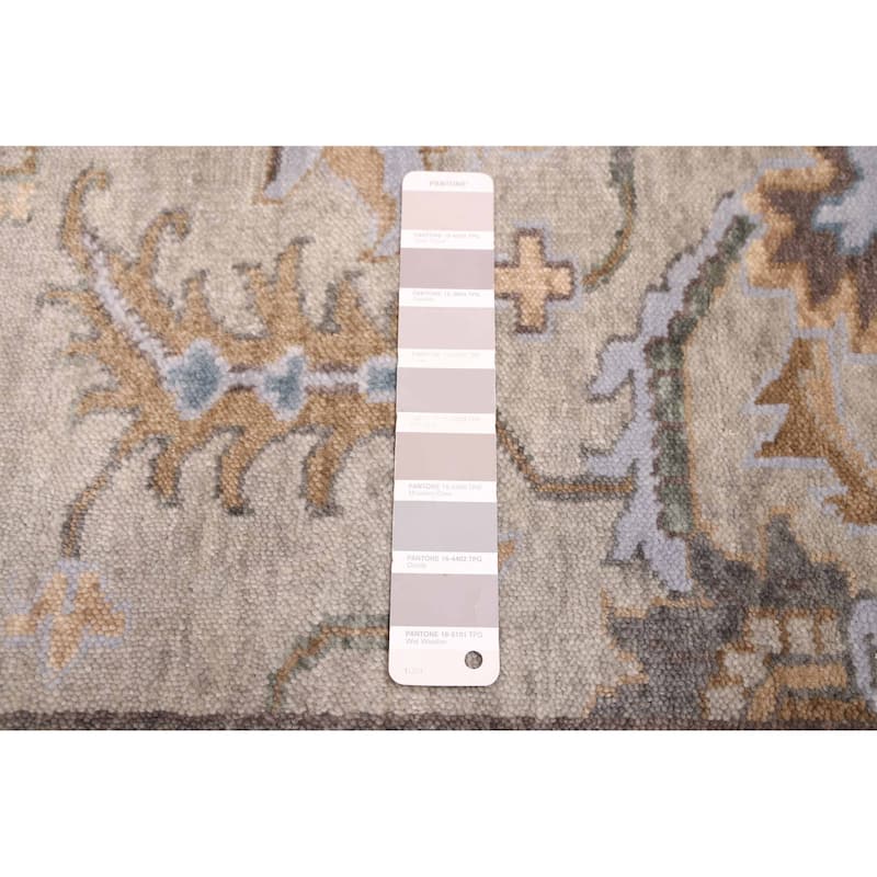 ECARPETGALLERY Hand-knotted Jules Sultane Grey Wool Rug - 9'1 x 11'11