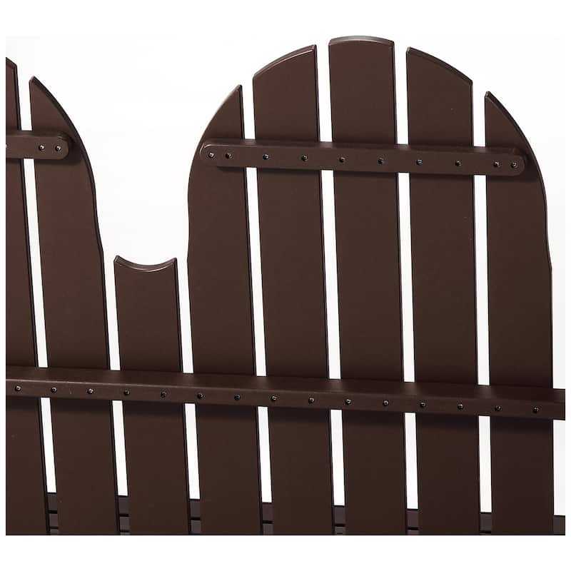 Hanniford Poly Adirondack 50 Inch Porch Swing