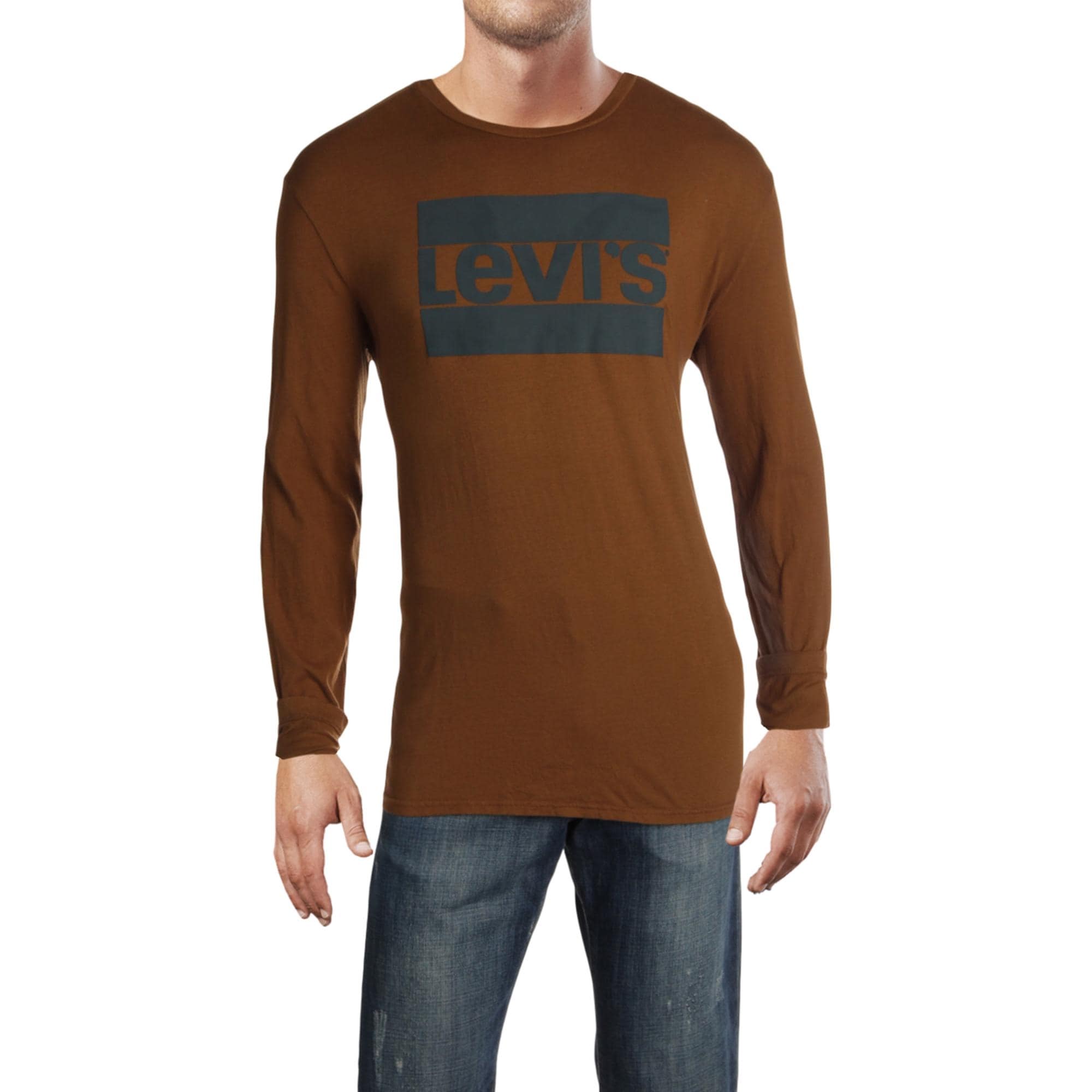 levis waffle crewneck