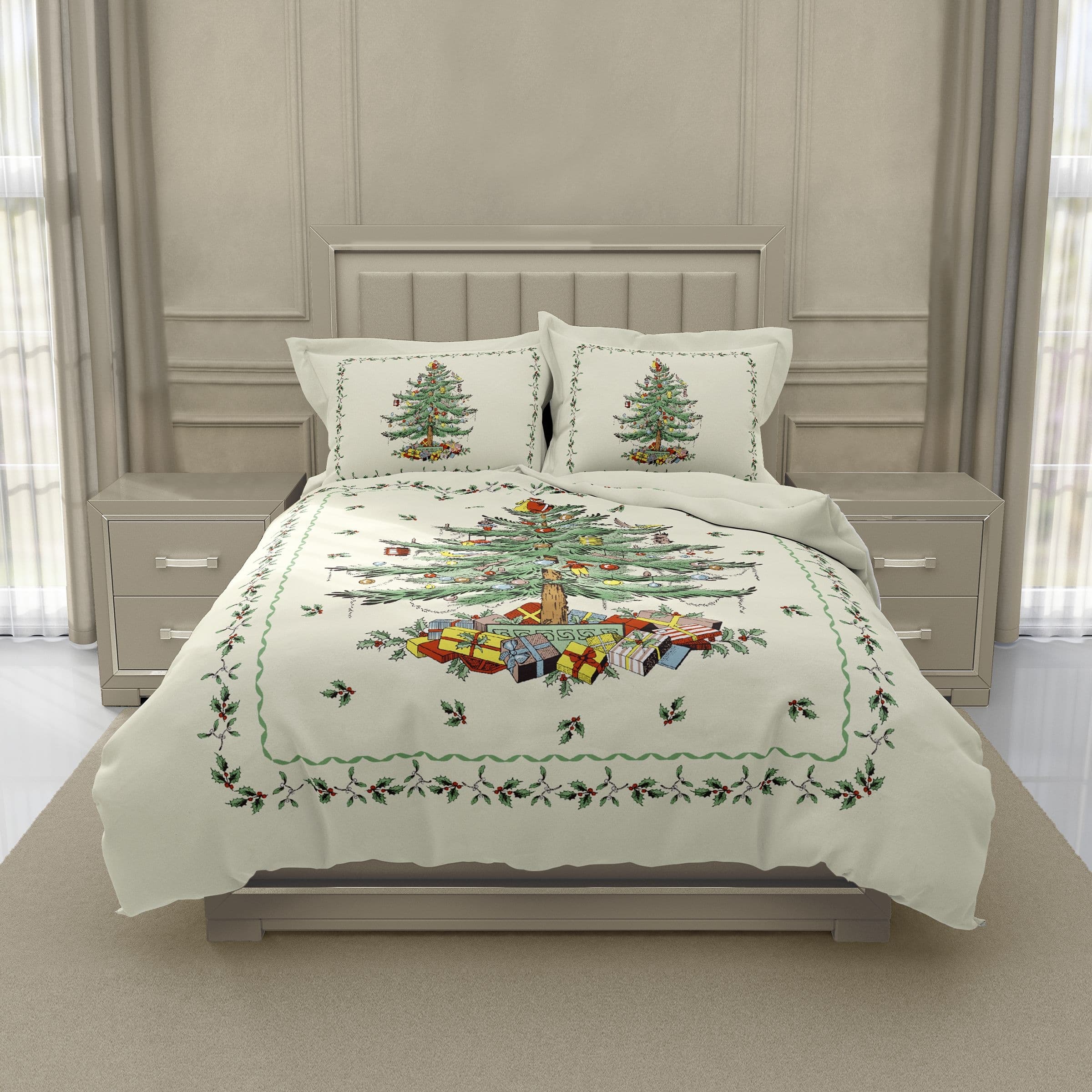 Spode Christmas Tree® King Comforter Set Multicolor Bed Bath