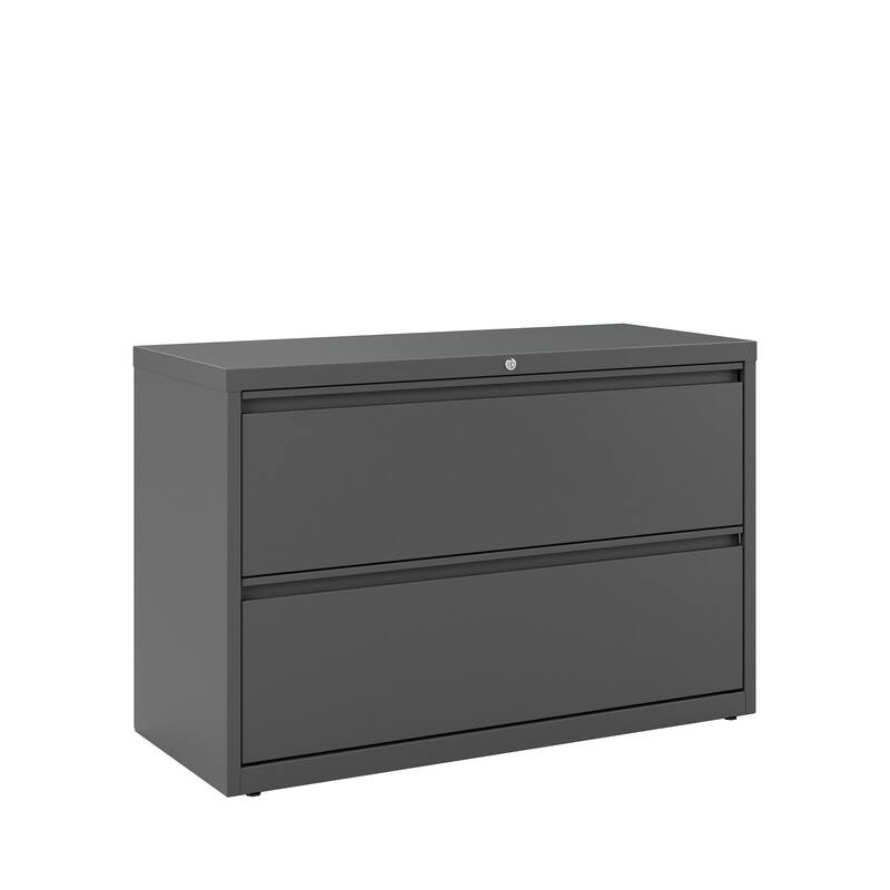 Hirsh 42-in Wide HL10000 Series 2 Drawer Lateral File Cabinet, White