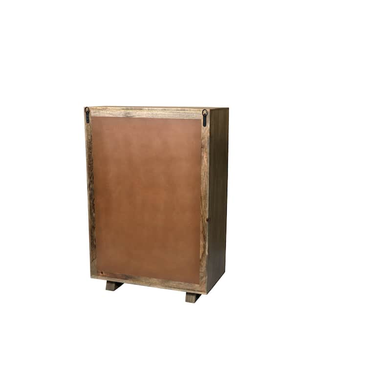 Solid Wood Bedroom Chest with 5 Drawers
