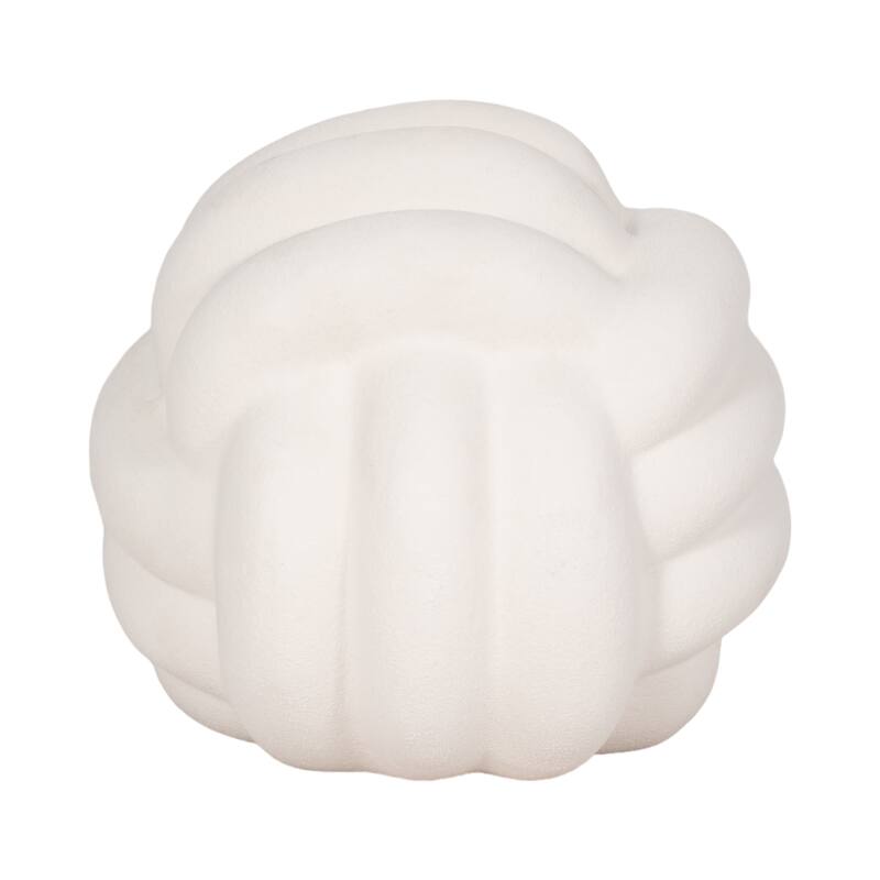 Sagebrook Home Modern Stoneware Ceramic Orb Decorative Accent Sculpture for Contemporary Spaces