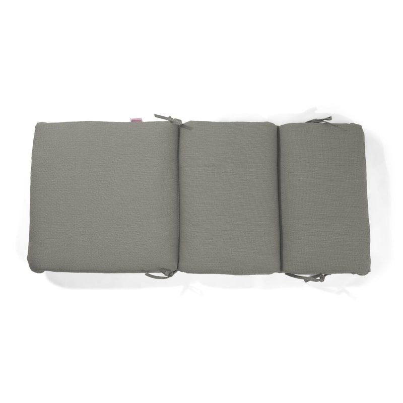 Sunbrella Stripe Sunbrella Fabric 1 Piece Indoor/Outdoor Two Ply High Back/Recliner Cushion, 22"W x 46"L - 22"W x 46"L
