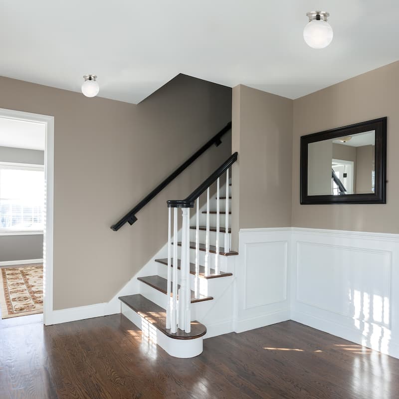 Design House 511592 Millbridge Traditional 1-Light Indoor Flush Mount Ceiling Light - Satin Nickel - Satin Nickel