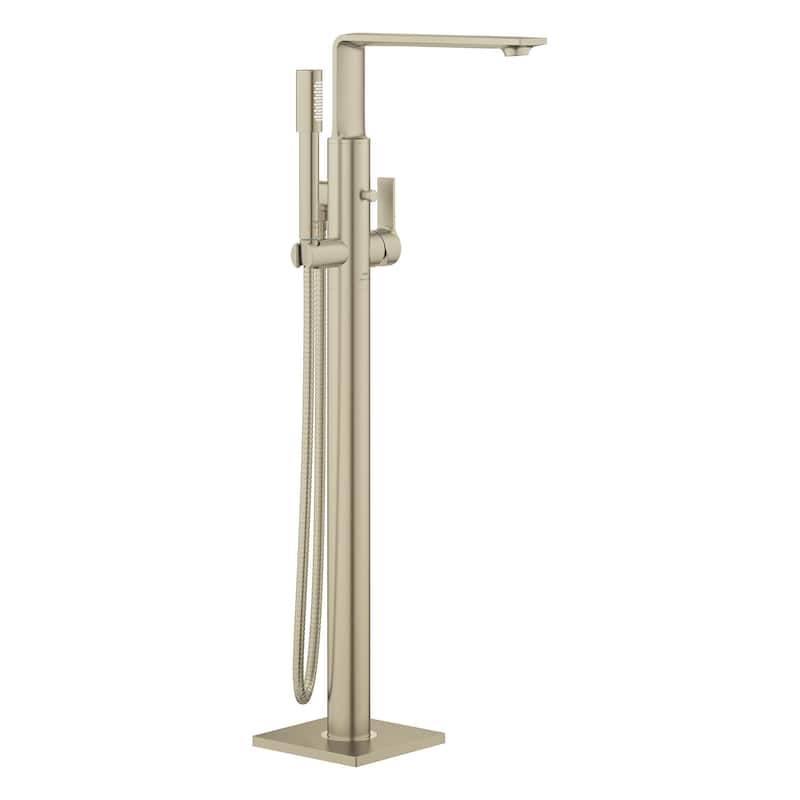 Grohe 25 222 1 Allure New Floor Mounted Tub Filler with Built-In - Brushed Nickel