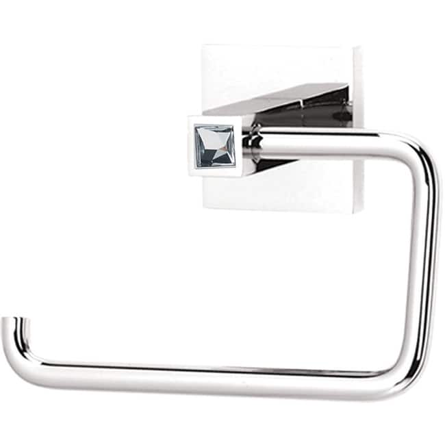 Alno Contemporary II - Luxury Designer Single C Post Slide On Toilet - Polished Chrome