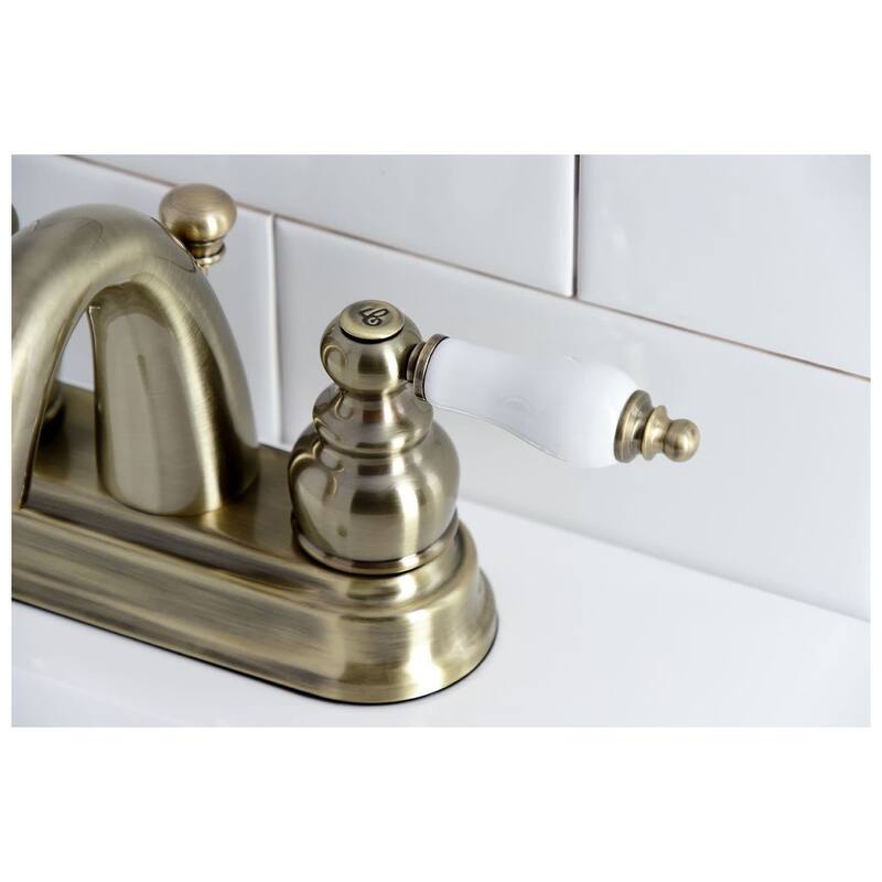 Kingston Brass Restoration 1.2 GPM Centerset Bathroom Faucet with