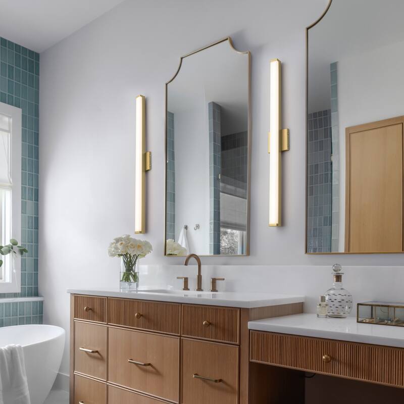 C Cattleya LED Vanity Bar Light Indoor Wall Sconce with Acrylic Shade