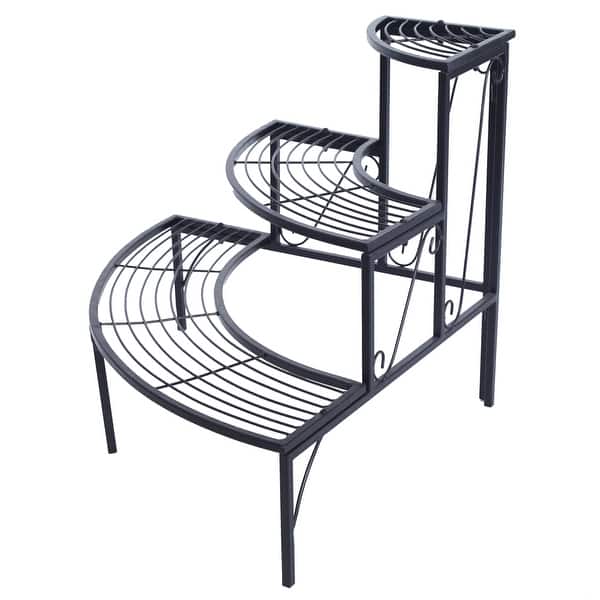 3 Tier Quarter Round Plant Corner Shelf Plant Stand Outdoor Overstock 32312081 Shop for metal rectangular outdoor plant stands and other outdoor pots & planters products at bhg.com shop. usd