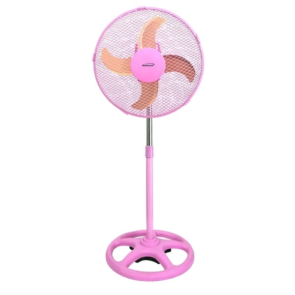 slide 1 of 5, 3 Speed 12in Oscillating Stand Fan