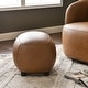 preview thumbnail 40 of 112, KINWELL 23" Wide Faux Leather Upholstered Ottoman Footrest, PU Entryway Footstool