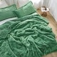 preview thumbnail 2 of 2, Chunky Bunny Bestie - Coma Inducer Oversized Comforter Set - Kashmir Green