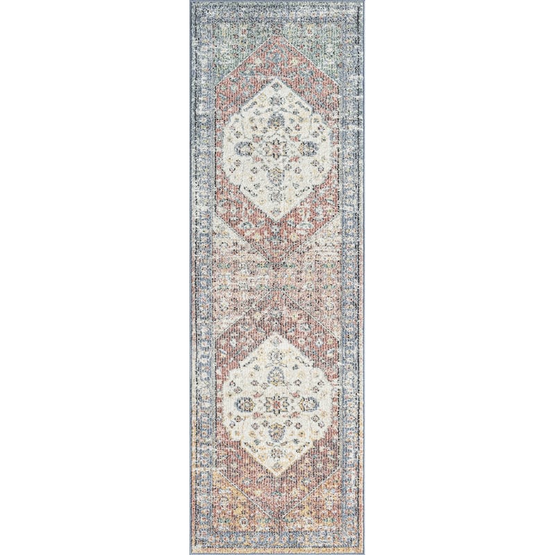 Addalyn French Country Medallion Area Rug