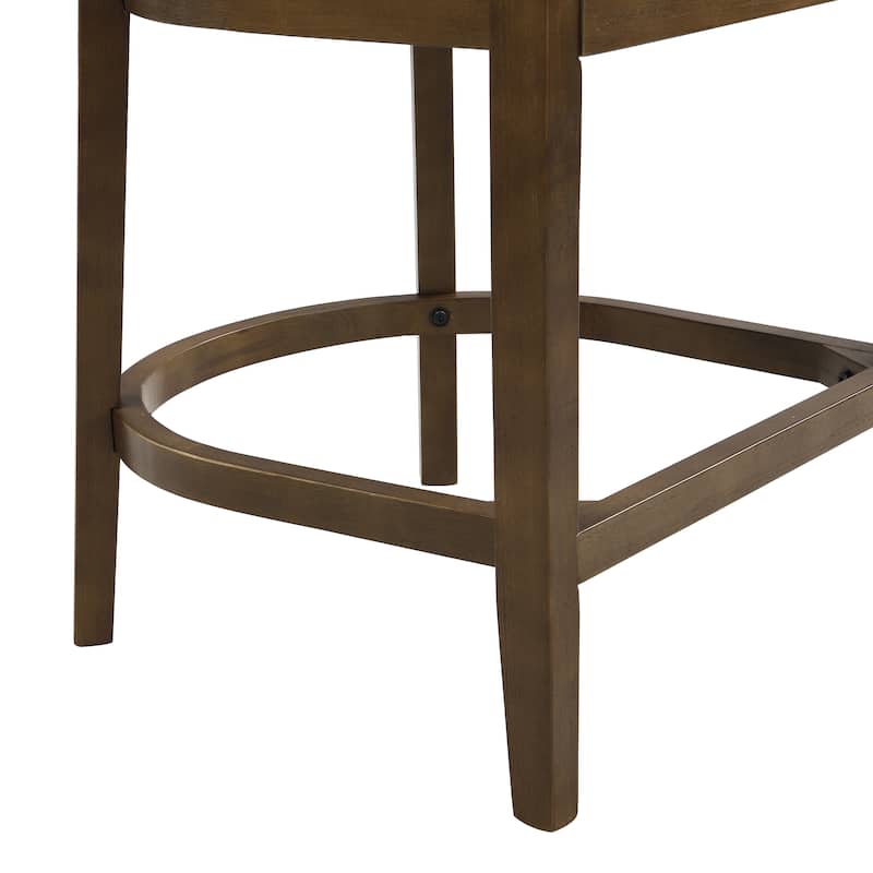 Timel Rubberwood Counter Stool (Set of 2) by Christopher Knight Home