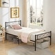 preview thumbnail 31 of 38, VECELO 14 Inch Twin Size Metal Platform Bed Frame,Kids Bed Set of 2, Bed Frame Set of 2