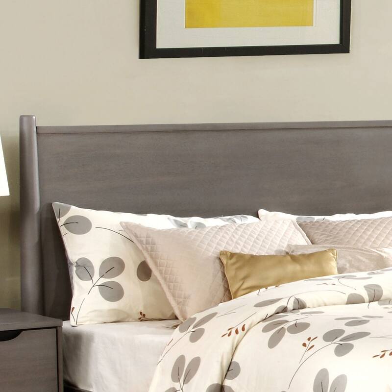 Coop Mid-century Modern Grey Wood 4-Piece Platform Bedroom Set by Furniture of America