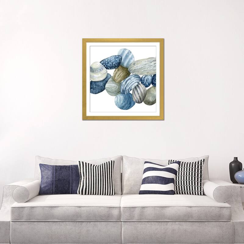 iCanvas "Found Pebbles I" by Grace Popp