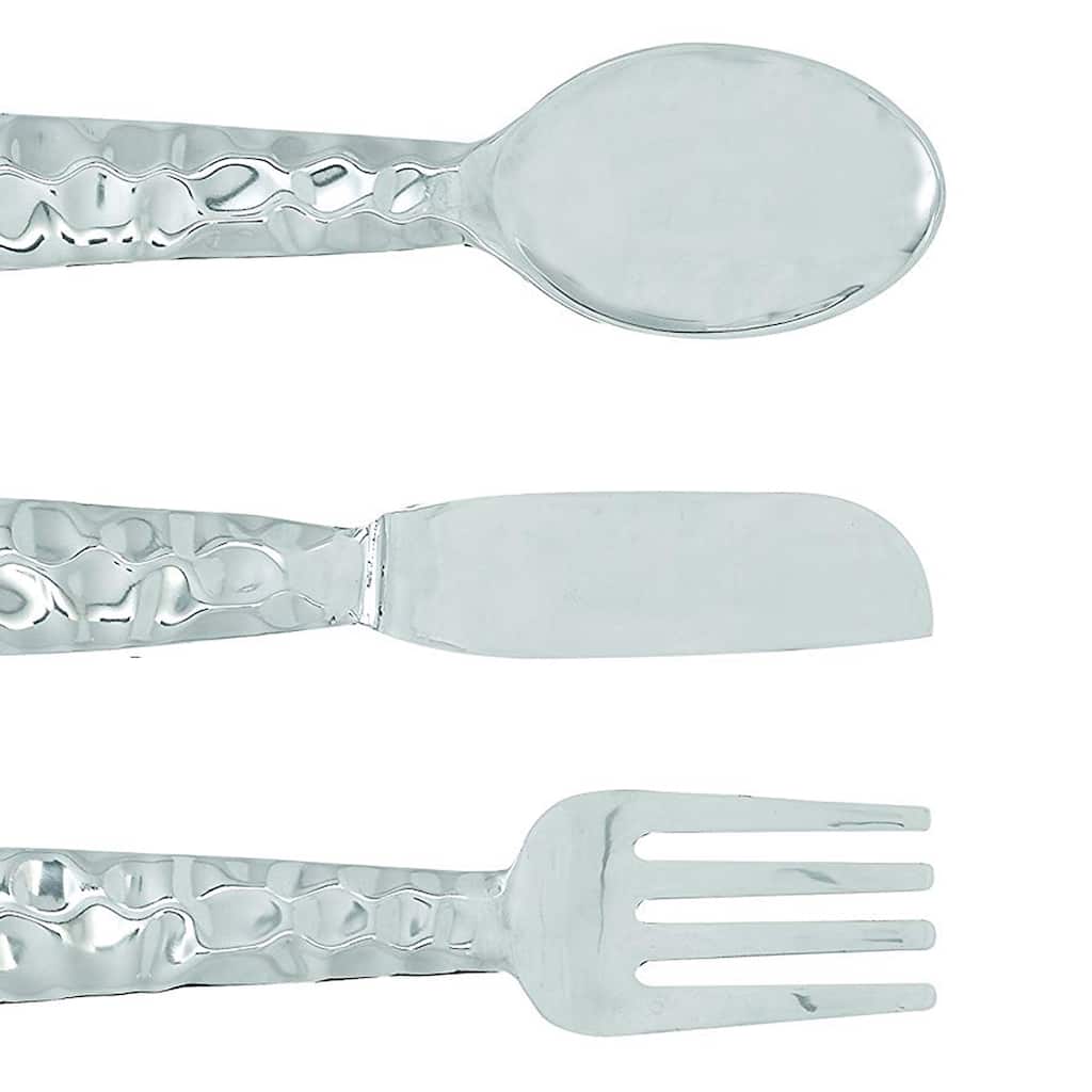 26169 Cutlery Wall Decor - Aluminum Utensil Set of 3