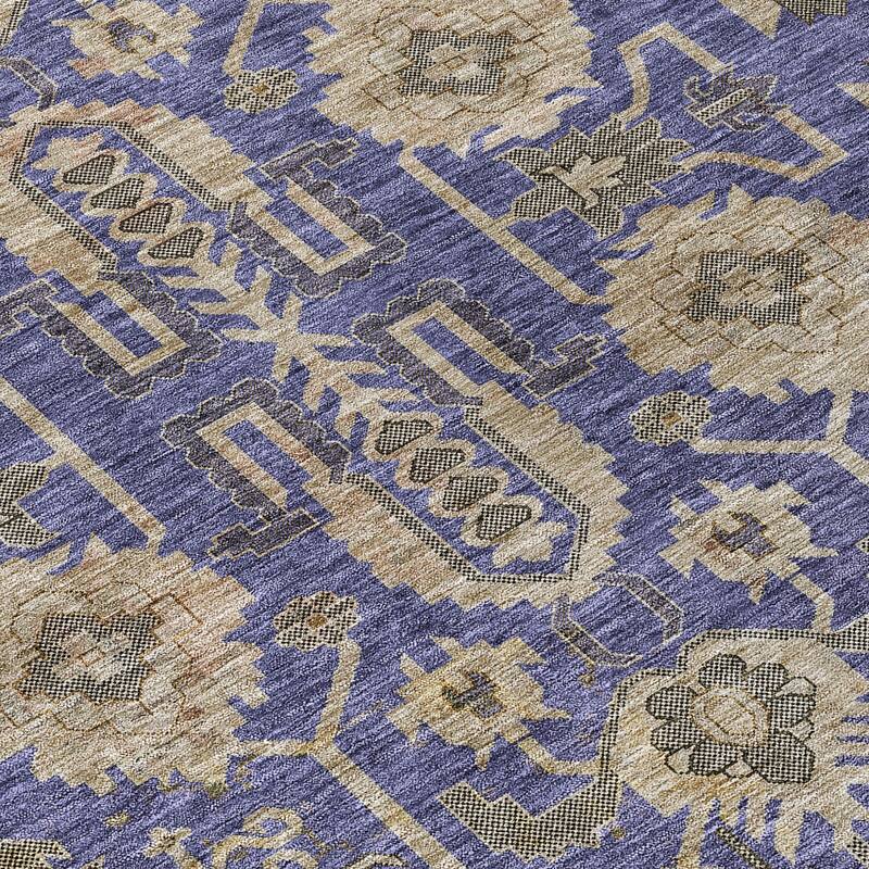 HomeRoots Oriental Traditional Rectangle Outdoor Rug