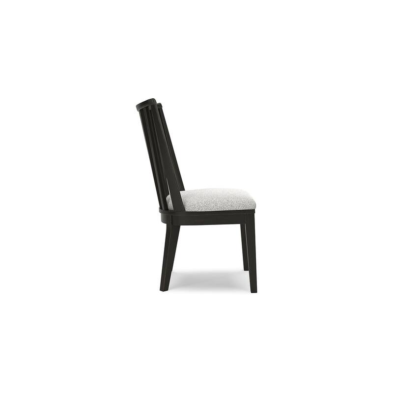 Signature Design by Ashley Galliden Black Dining Chair - 20.5"W x 23.25"D x 37"H