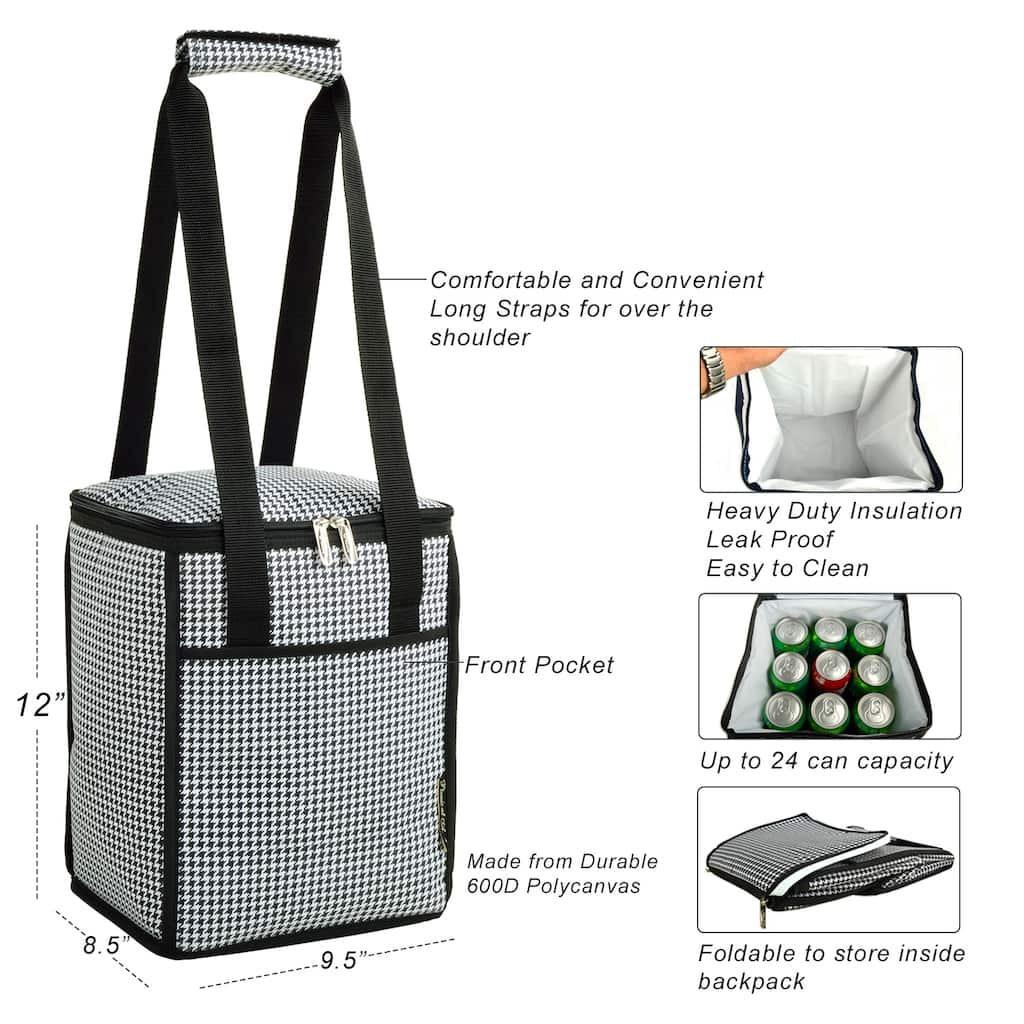 Picnic at Ascot Insulated Folding 24 Can Picnic Cooler