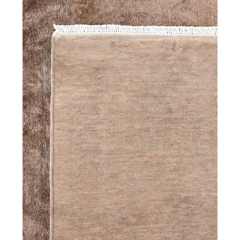 Overdyed One-of-a-Kind Hand-Knotted Area Rug - Beige - 9' 0" x 11' 10"