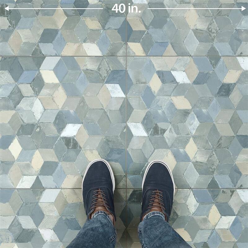 Merola Tile Pictura Faber Aquileia 23-1/2" x 47" Porcelain Floor and Wall Tile