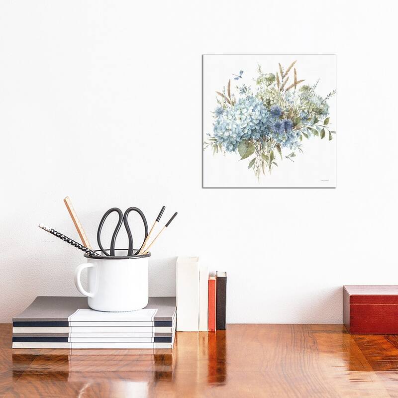 iCanvas "Bohemian Blue IB" by Lisa Audit Canvas Print - 12x12x0.75