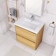 preview thumbnail 23 of 152, Floating Bathroom Vanity with Integrated Resin Top