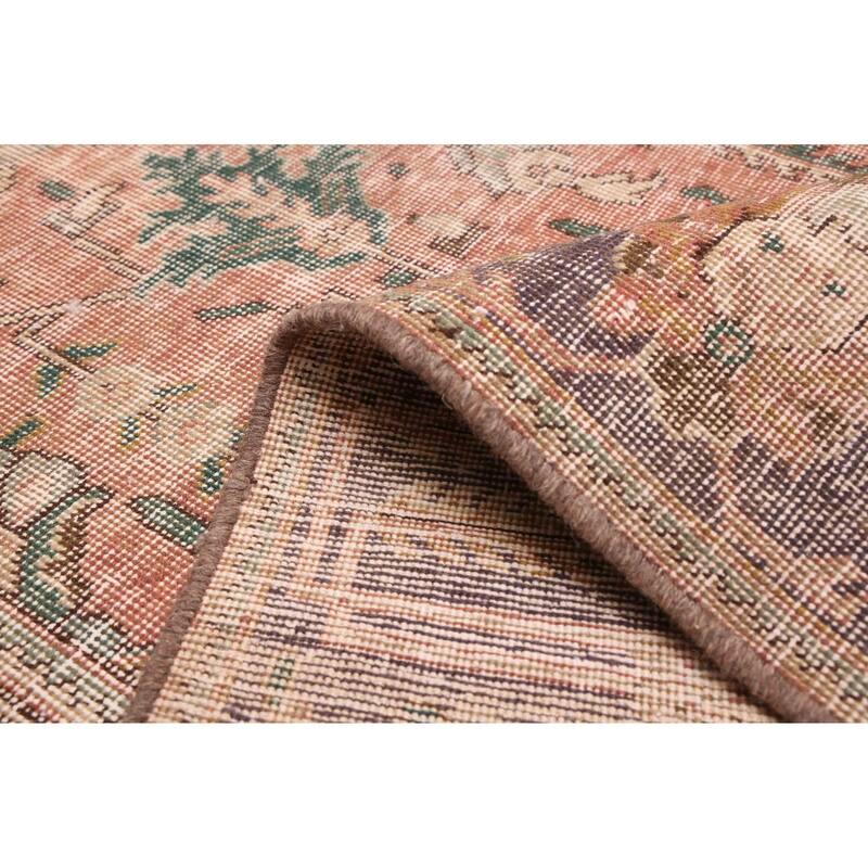 ECARPETGALLERY Hand-knotted Antalya Vintage Copper Wool Rug - 9'0 x 12'4