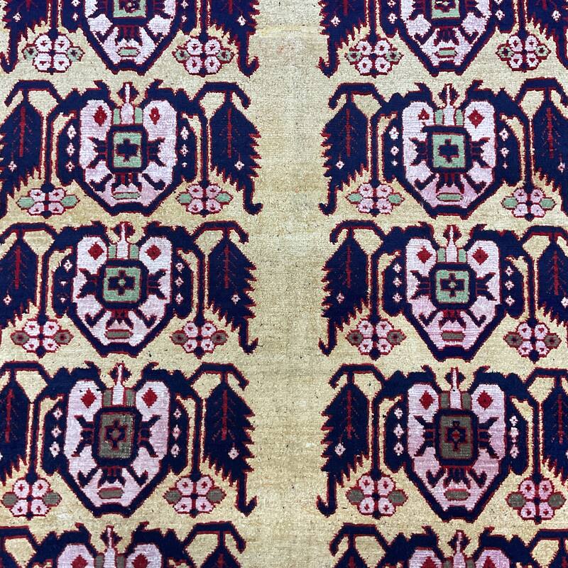 HERAT ORIENTAL Handmade Turkoman Wool & Silk Rug - 3'9" x 6'