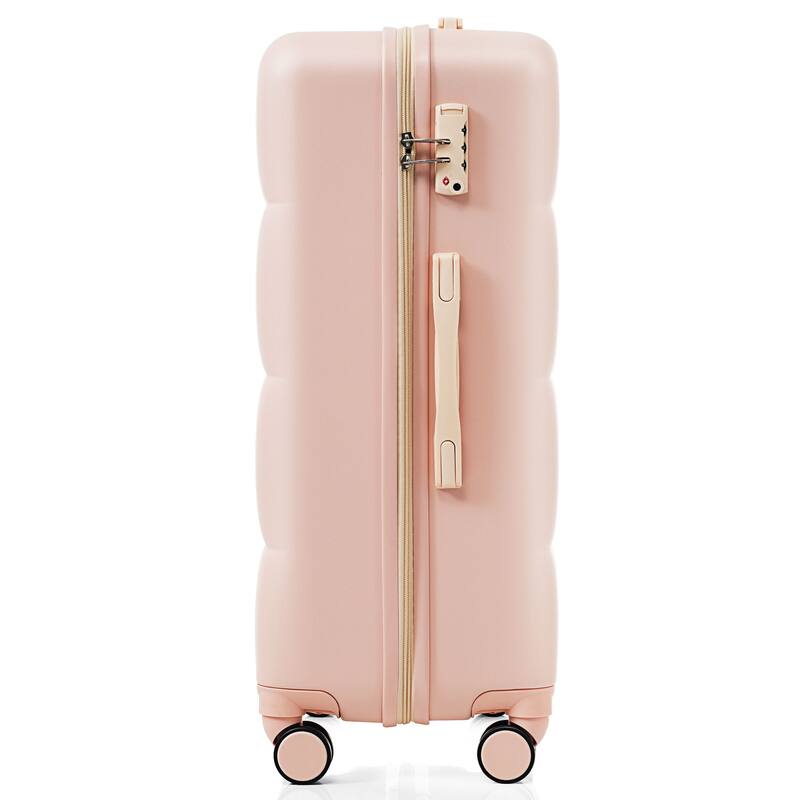 Luggage Set of Three, ABS Hard Shell Luggage with Spinner Wheels.
