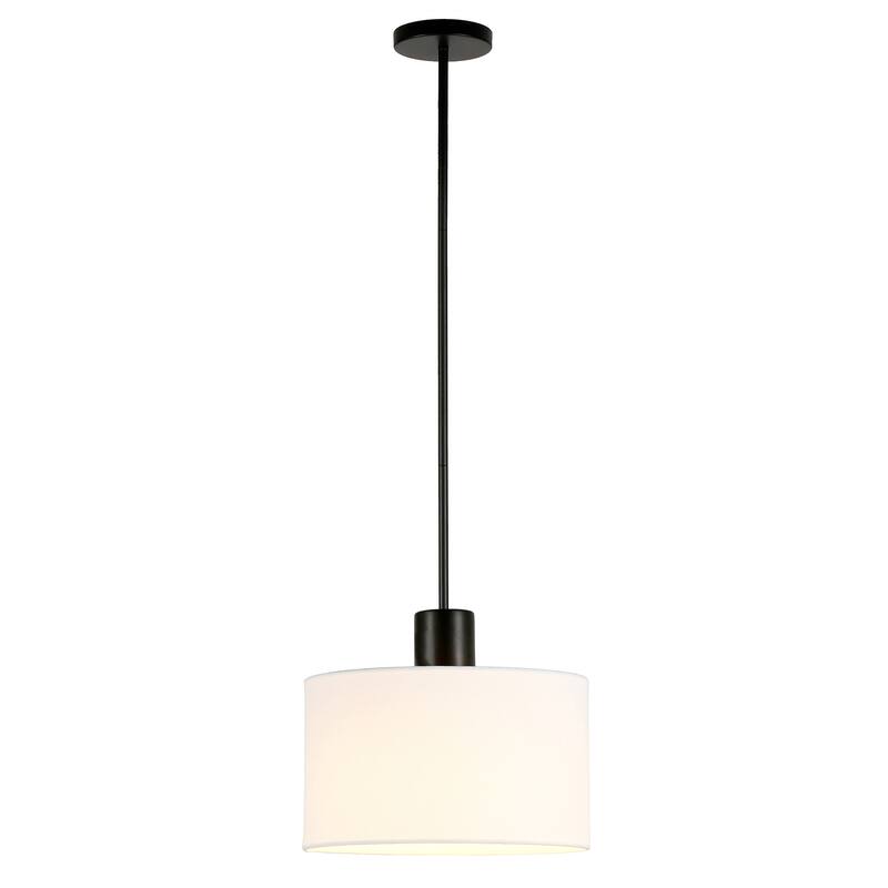 Henri Hand-Blown Metal/Glass Pendant