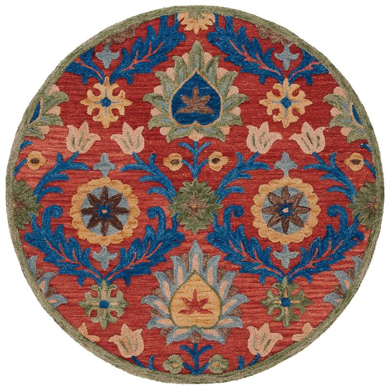 SAFAVIEH Handmade Blossom Malka Floral Wool Rug