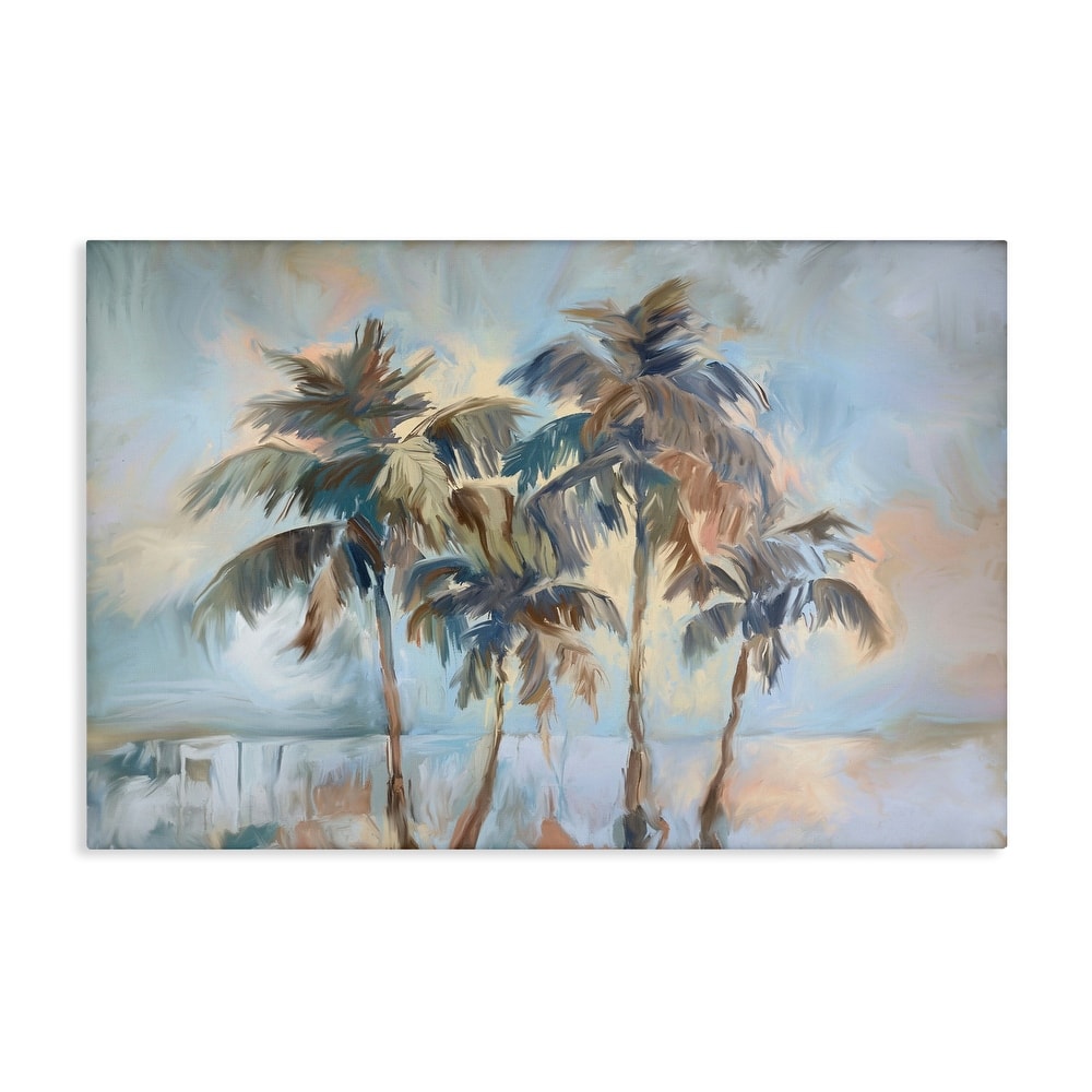 Stupell Cool Palm Trees Sunrise Canvas Wall Art Design By Ramona Murdock