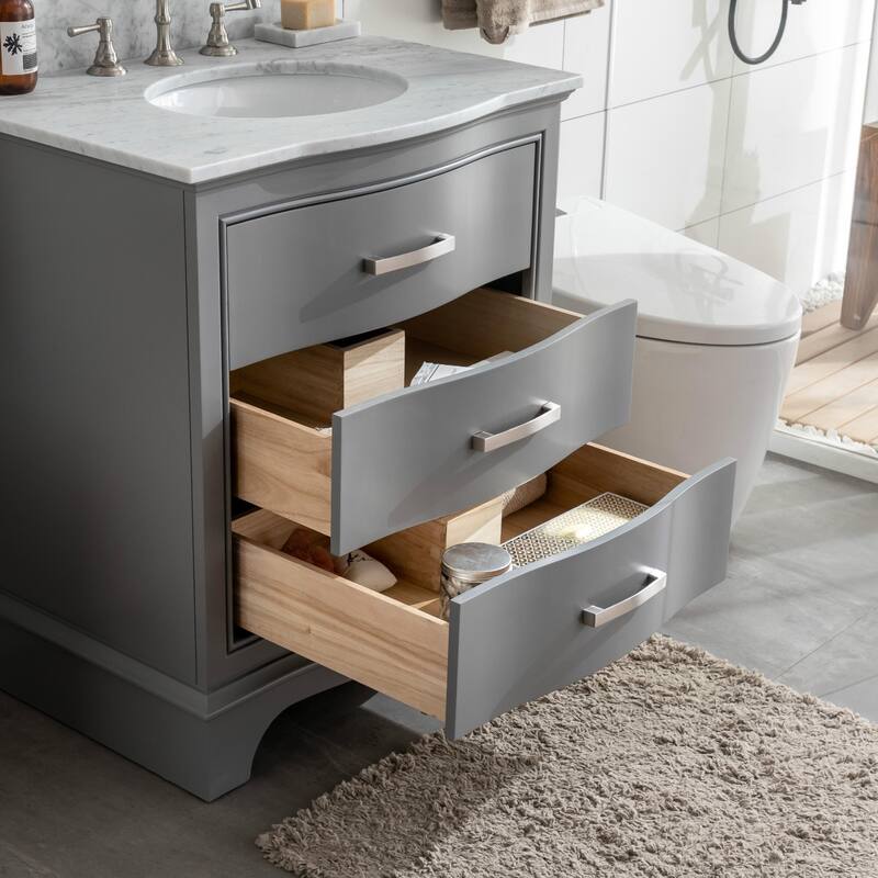 Sudio Design Monroe 30" Bathroom Vanity - 30" Single Sink