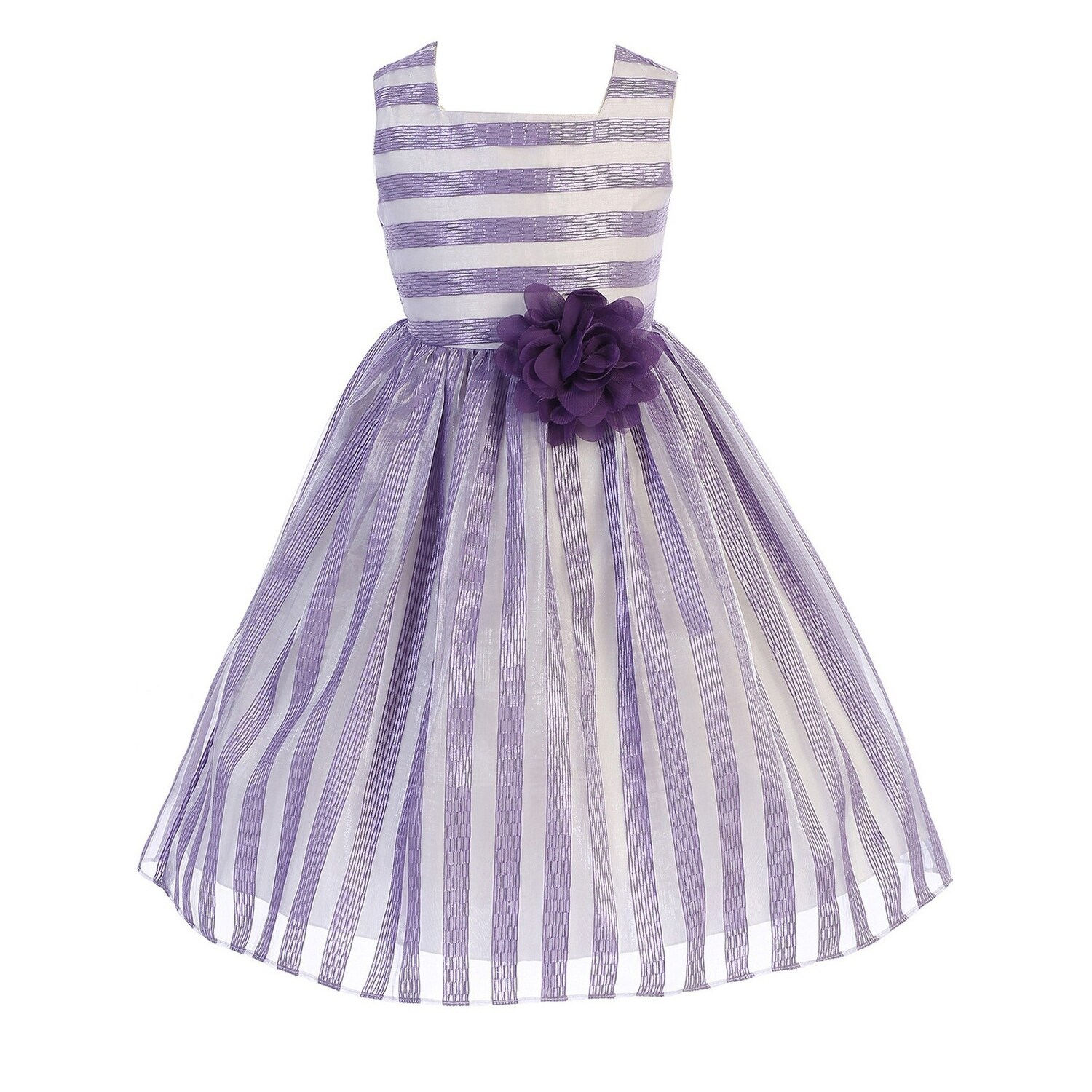 girls purple easter dress