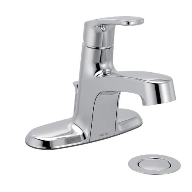 Moen L645725 Chateau 1.2 GPM Centerset Bathroom Faucet with Pop-Up - Polished Chrome