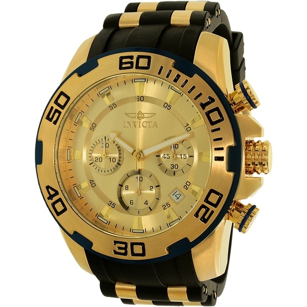 Invicta Men's Pro Diver Black Resin Quartz Dress Watch. Opens flyout.