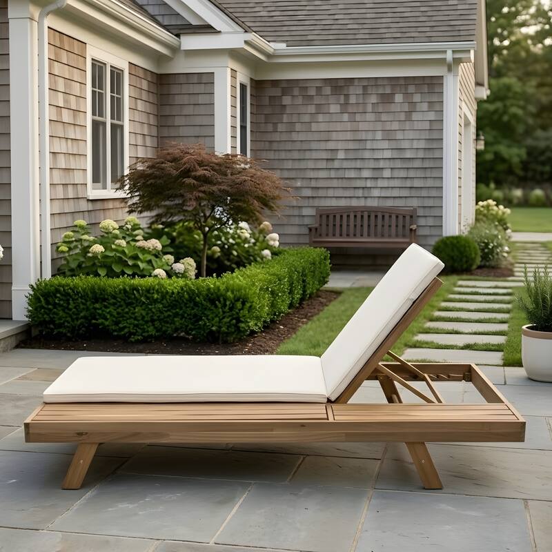 Lounge Chair Set with Open-Sided Design Black Lacquered Locust Wood Frame with Waterproof Cushions