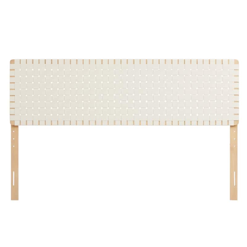 Sparta Twin/Full/Queen/King Vegan Leather Weave Headboard