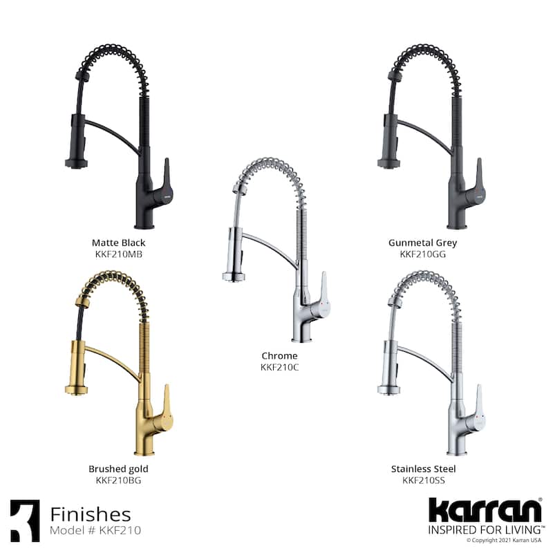 Karran Scottsdale Single-Handle Pull-Down Sprayer Kitchen Faucet