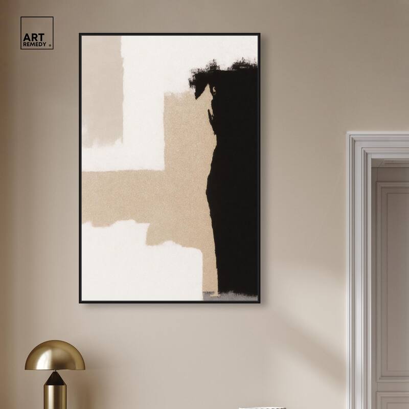Earth and Ink III Canvas by Art Remedy