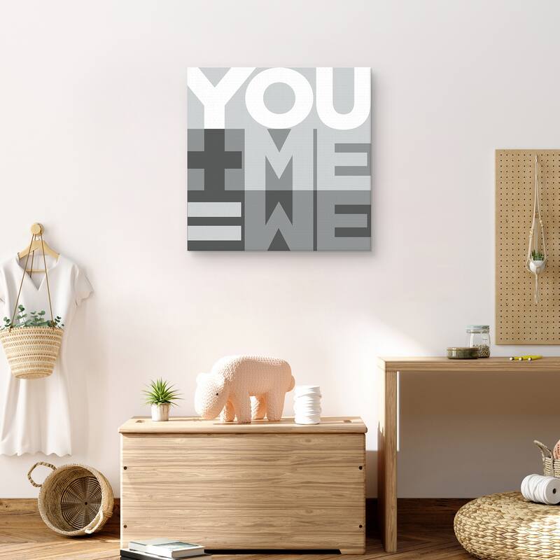 You Me We I by Parker Jones Canvas Art Print