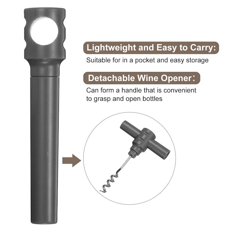 3Pcs Travel Corkscrew Pocket Corkscrew Portable Wine Opener