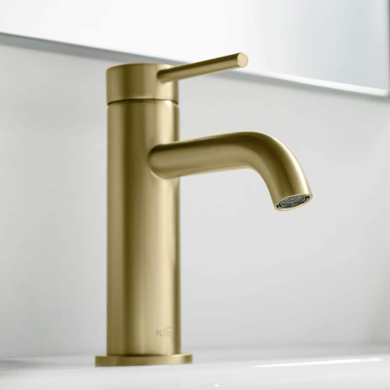 Lead Free Solid Brass Single Handle Bathroom Faucet with Water Hose