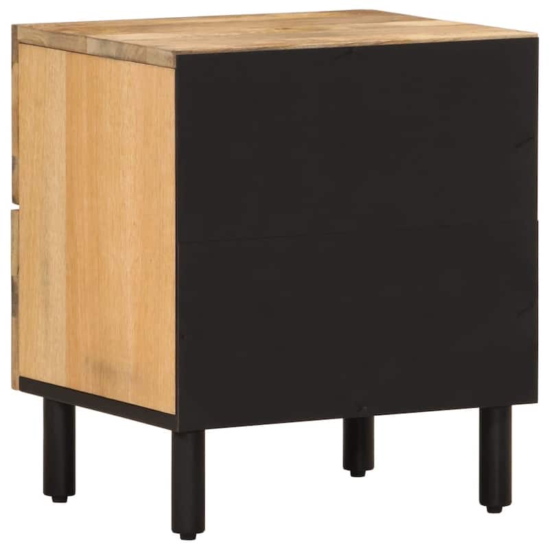 vidaXL Bedside Cabinets 2 pcs 15.7"x13"x18.1" Solid Wood Mango - 15.7" x 13" x 18.1"