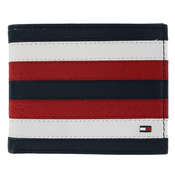 blue tommy hilfiger wallet