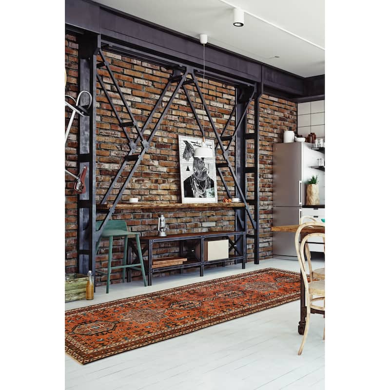 ECARPETGALLERY Hand-knotted Konya Anatolian Copper Wool Rug - 3'3 x 10'11